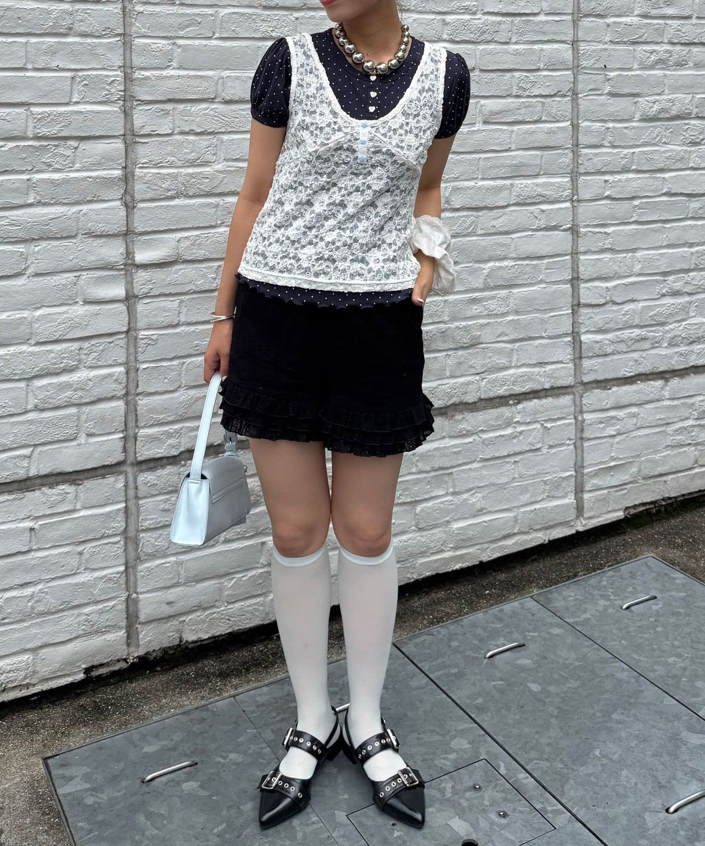 CIAOPANIC 星星鈕Henley Tank Top - Image 43