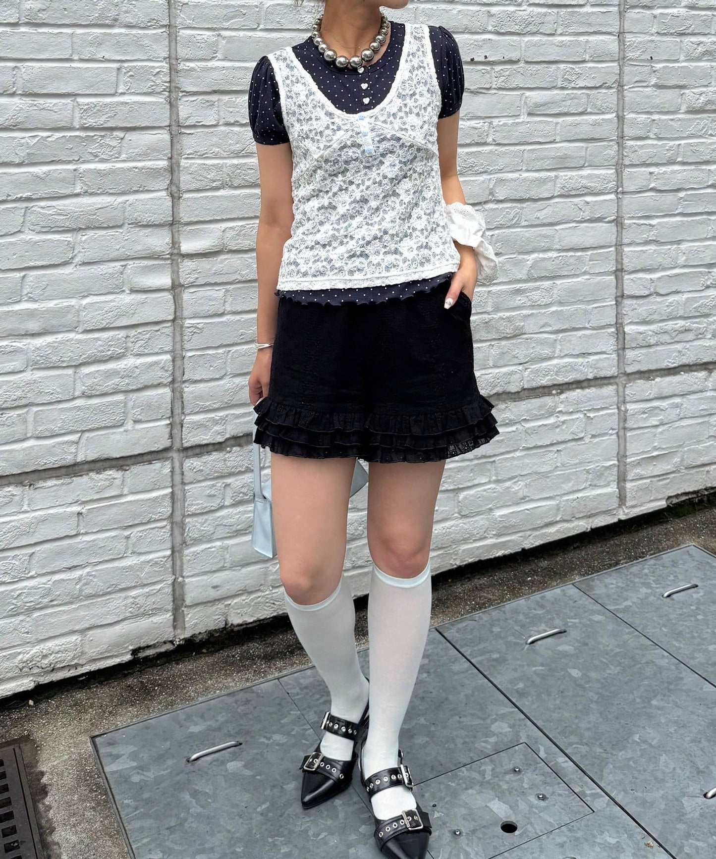 CIAOPANIC 星星鈕Henley Tank Top - Image 44
