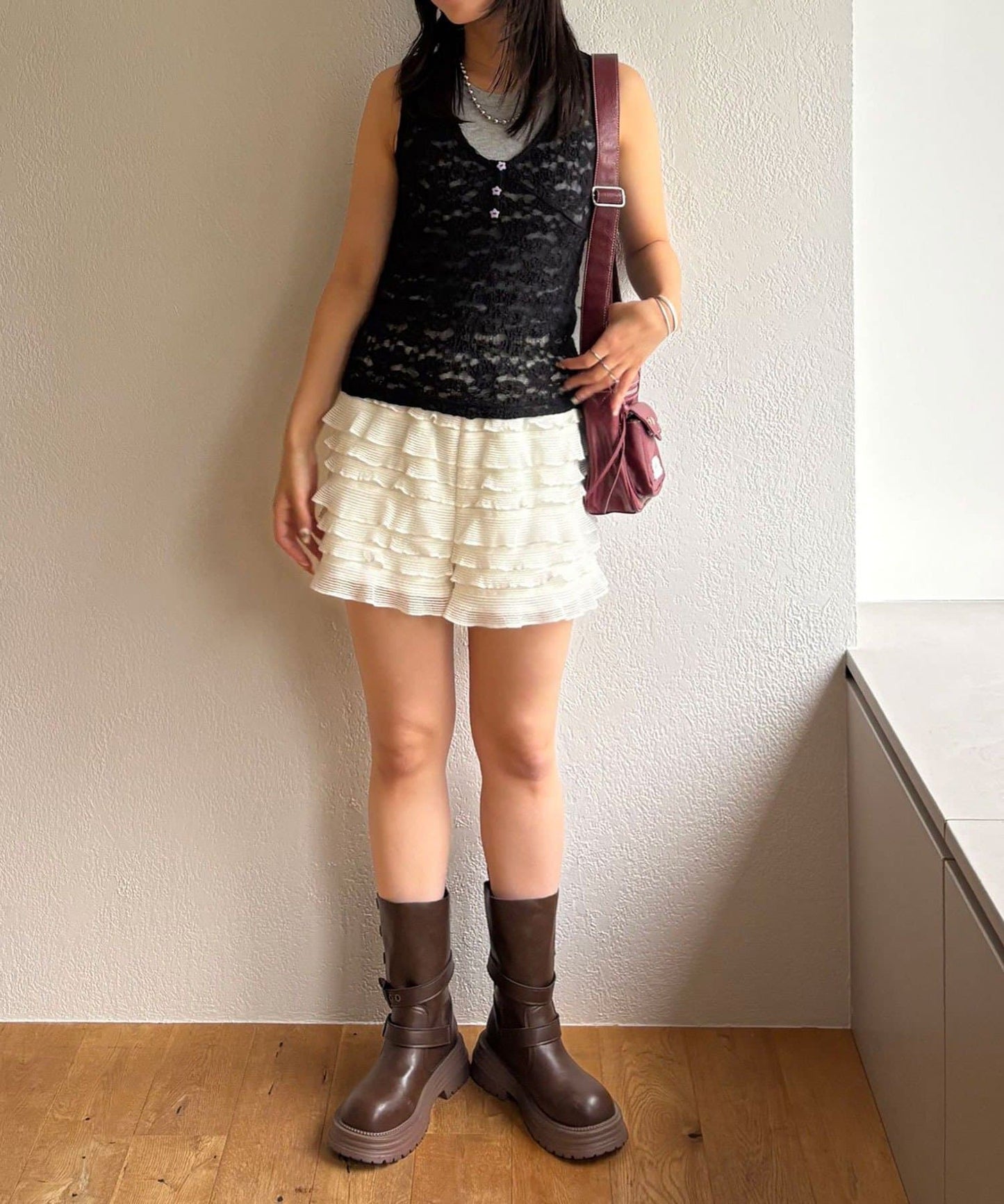 CIAOPANIC 星星鈕Henley Tank Top - Image 51