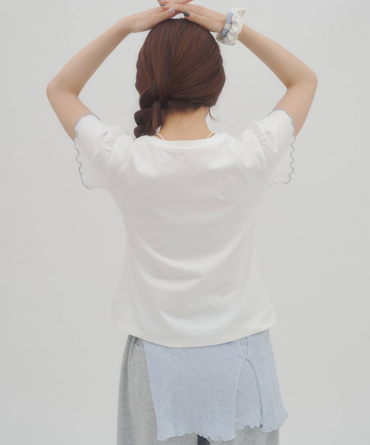 umm. By Discaot Ruffle 袖 Print Tee - Image 12