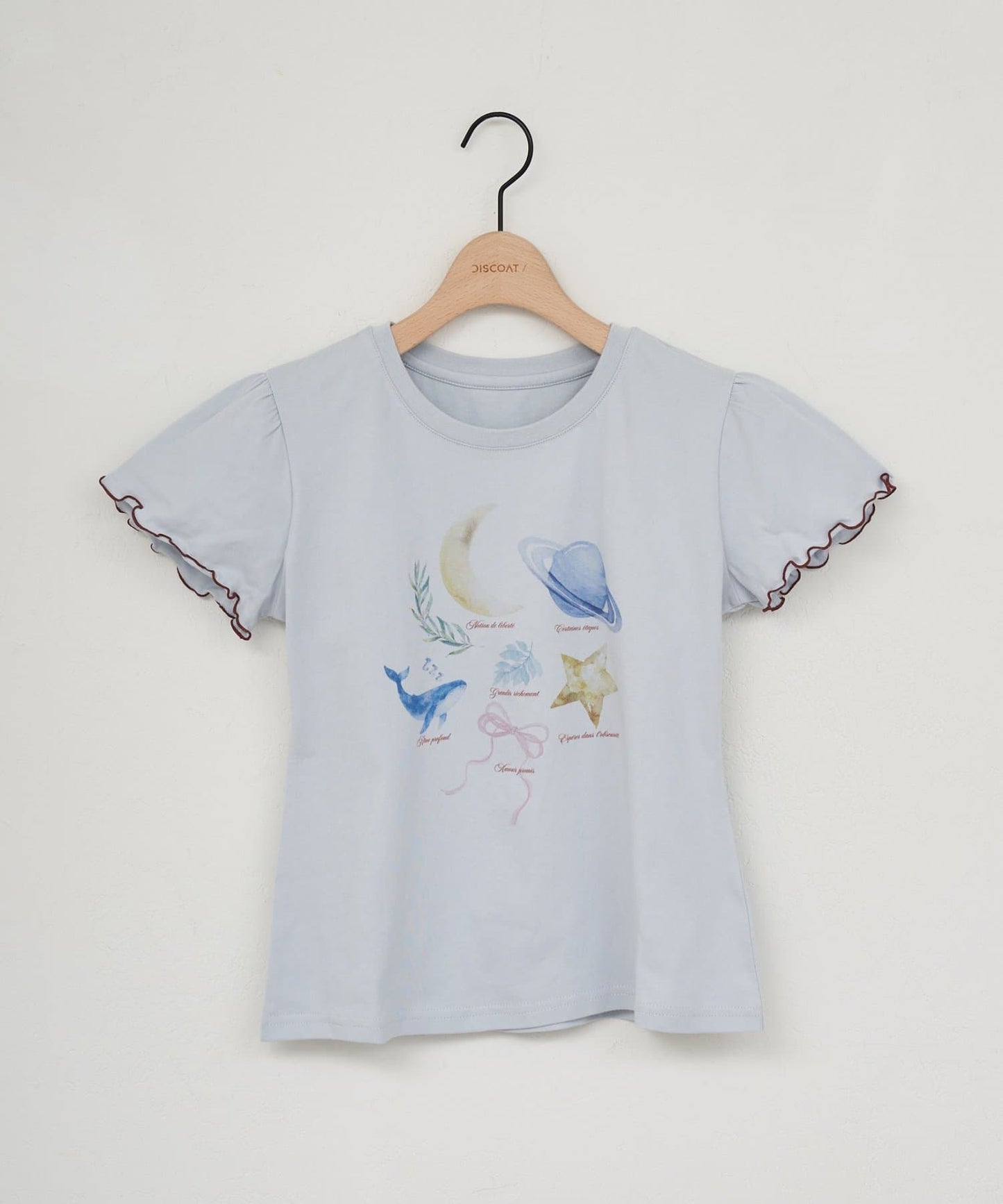 umm. By Discaot Ruffle 袖 Print Tee - Image 33