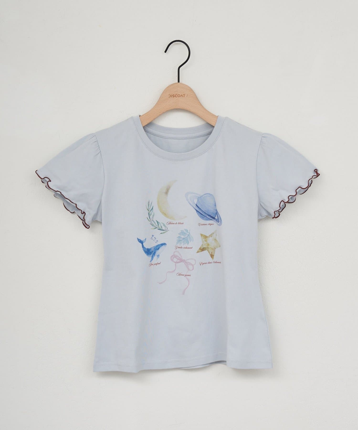 umm. By Discaot Ruffle 袖 Print Tee - Image 33
