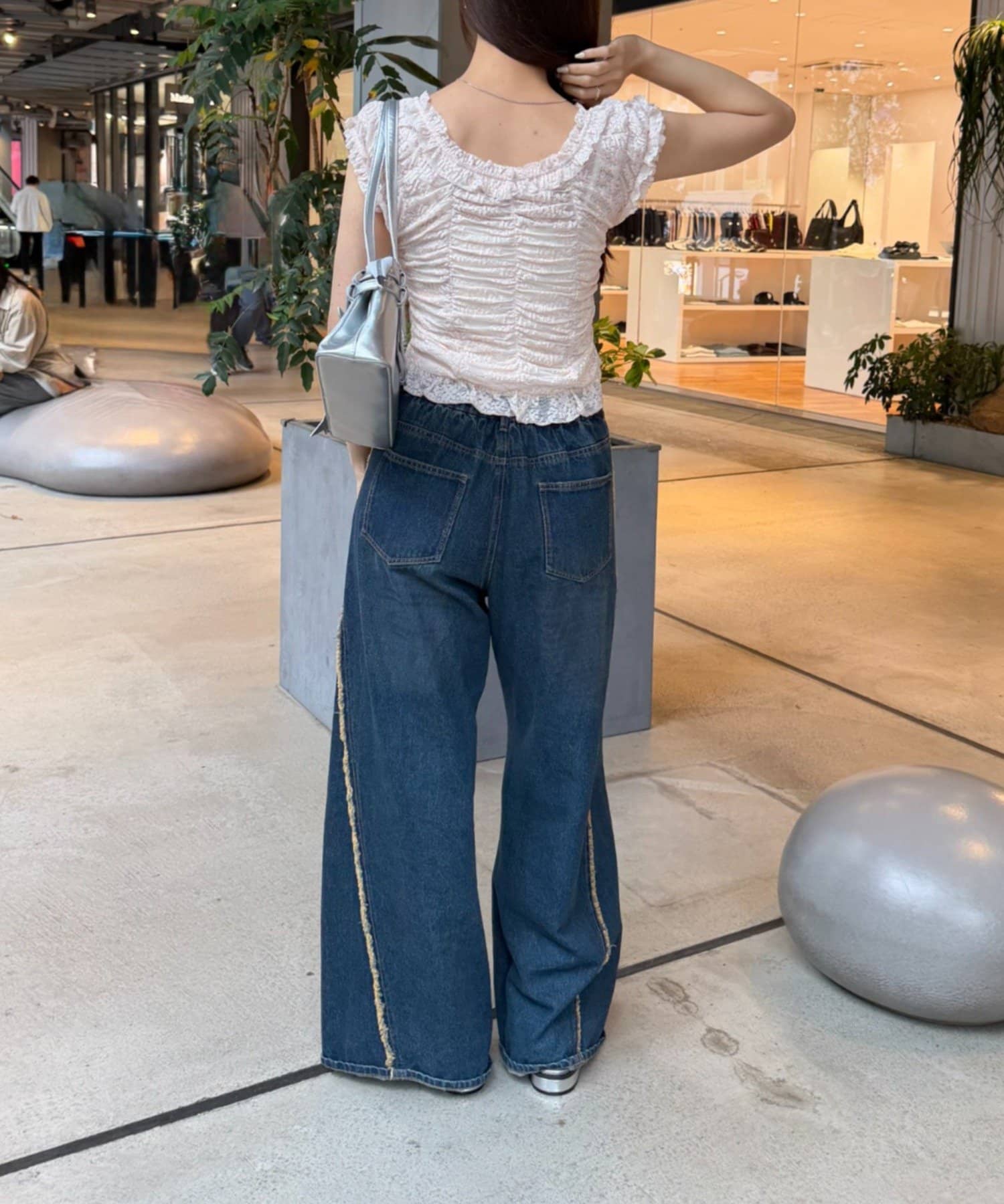 w closet 褶皺Lace法式Tee - Image 21