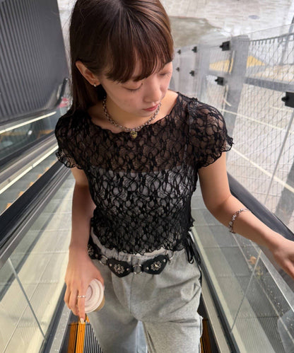 w closet Lace Tee - Image 1