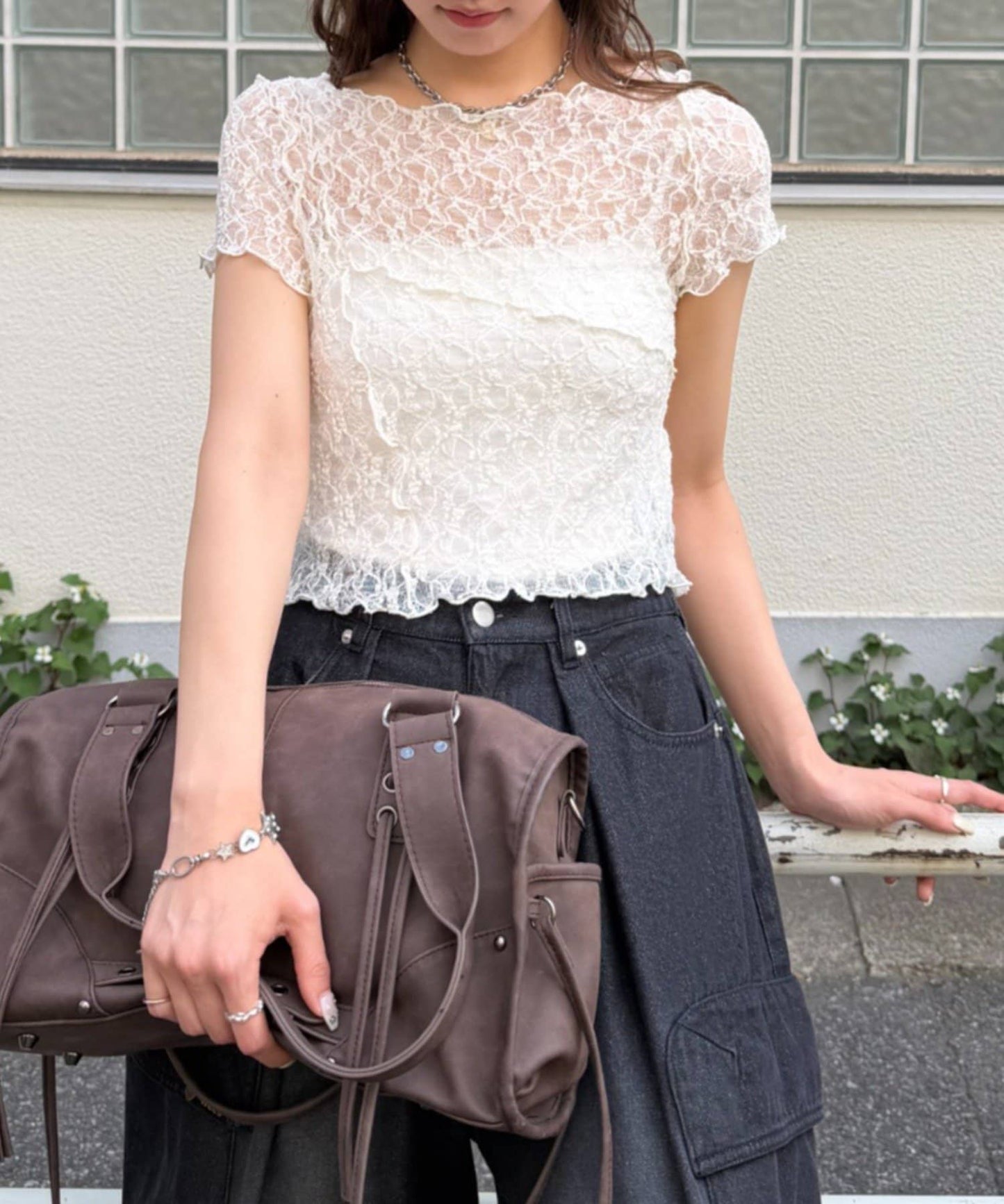 w closet Lace Tee - Image 13