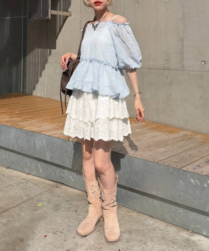 w closet Off-shoulder frill blouse - Image 27
