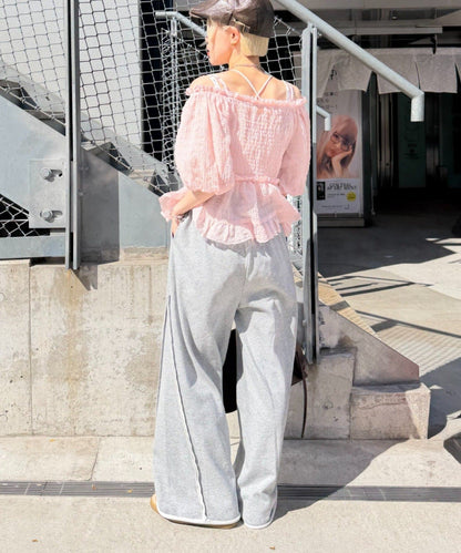 w closet Off-shoulder frill blouse - Image 38