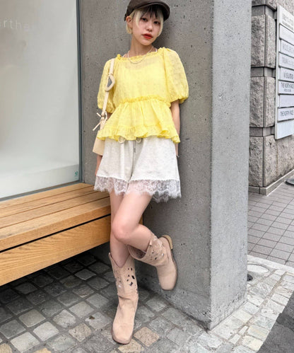 w closet Off-shoulder frill blouse - Image 41