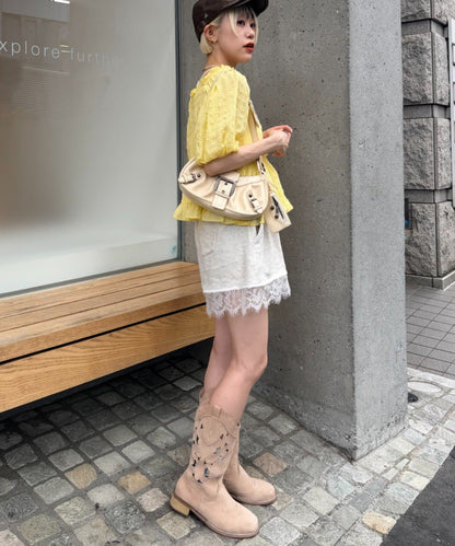 w closet Off-shoulder frill blouse - Image 42