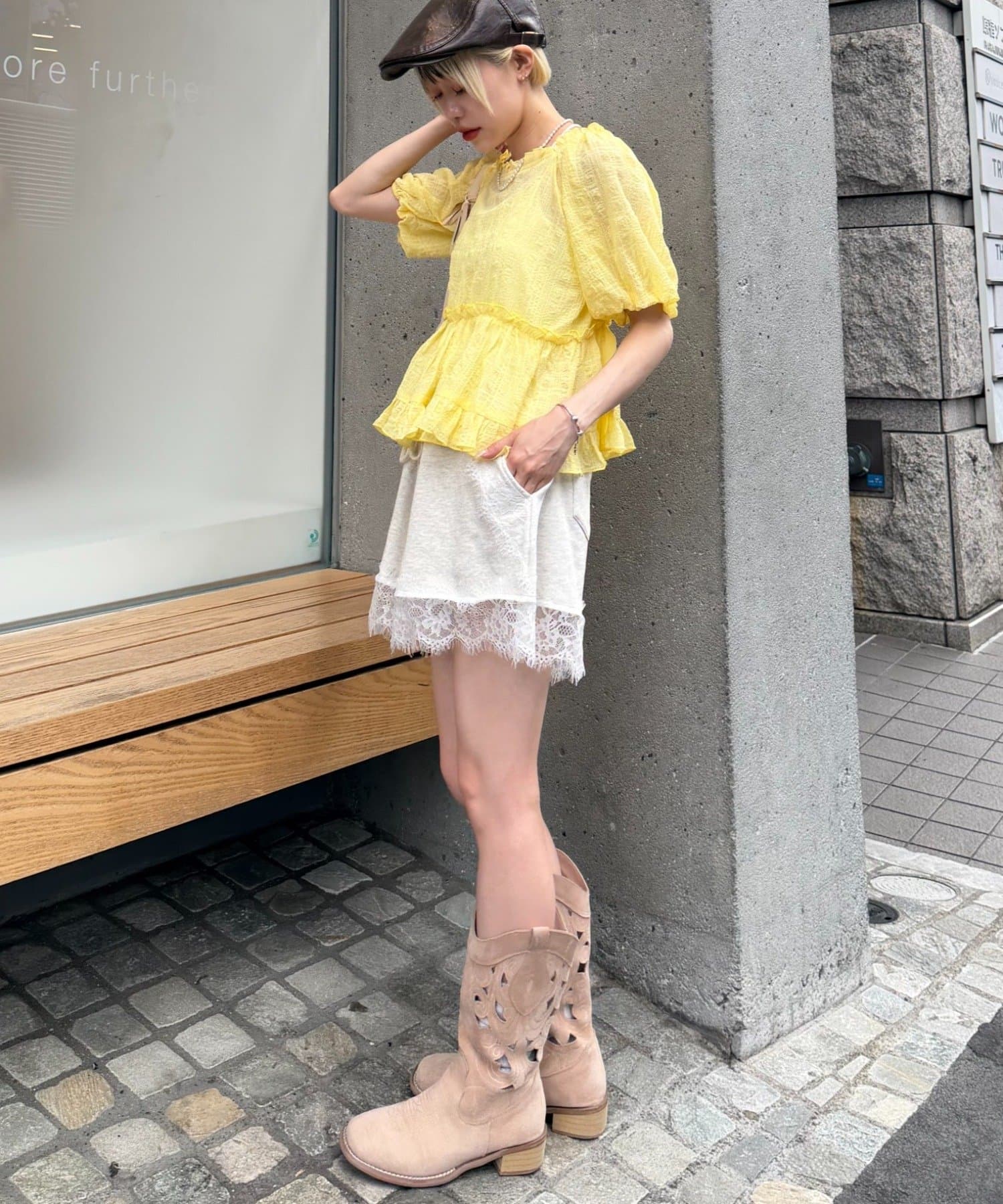 w closet Off-shoulder frill blouse - Image 44