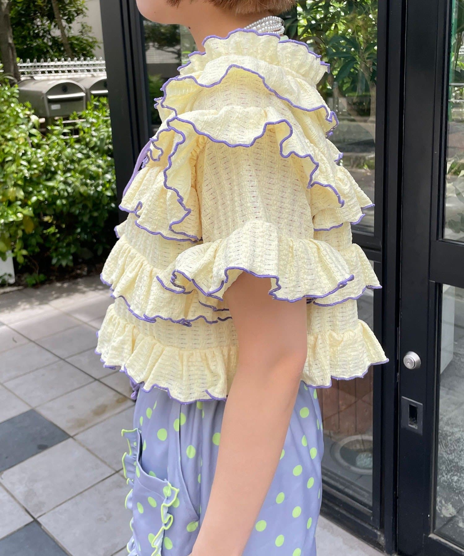 HELLO.SANFRANCISCO 2-Way Frill Mellow Top - Image 19