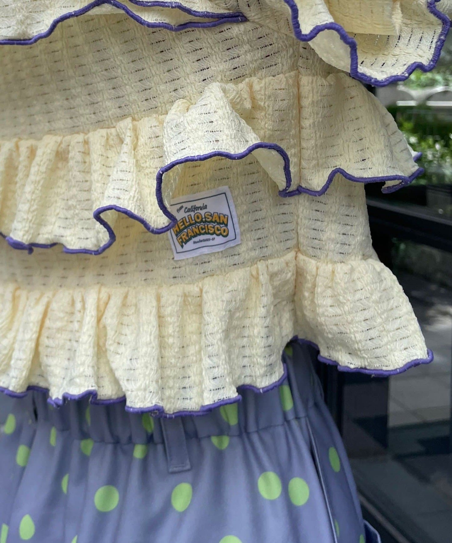 HELLO.SANFRANCISCO 2-Way Frill Mellow Top - Image 21