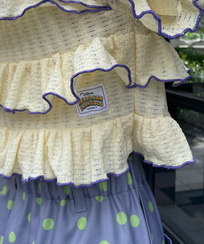 HELLO.SANFRANCISCO 2-Way Frill Mellow Top - Image 21