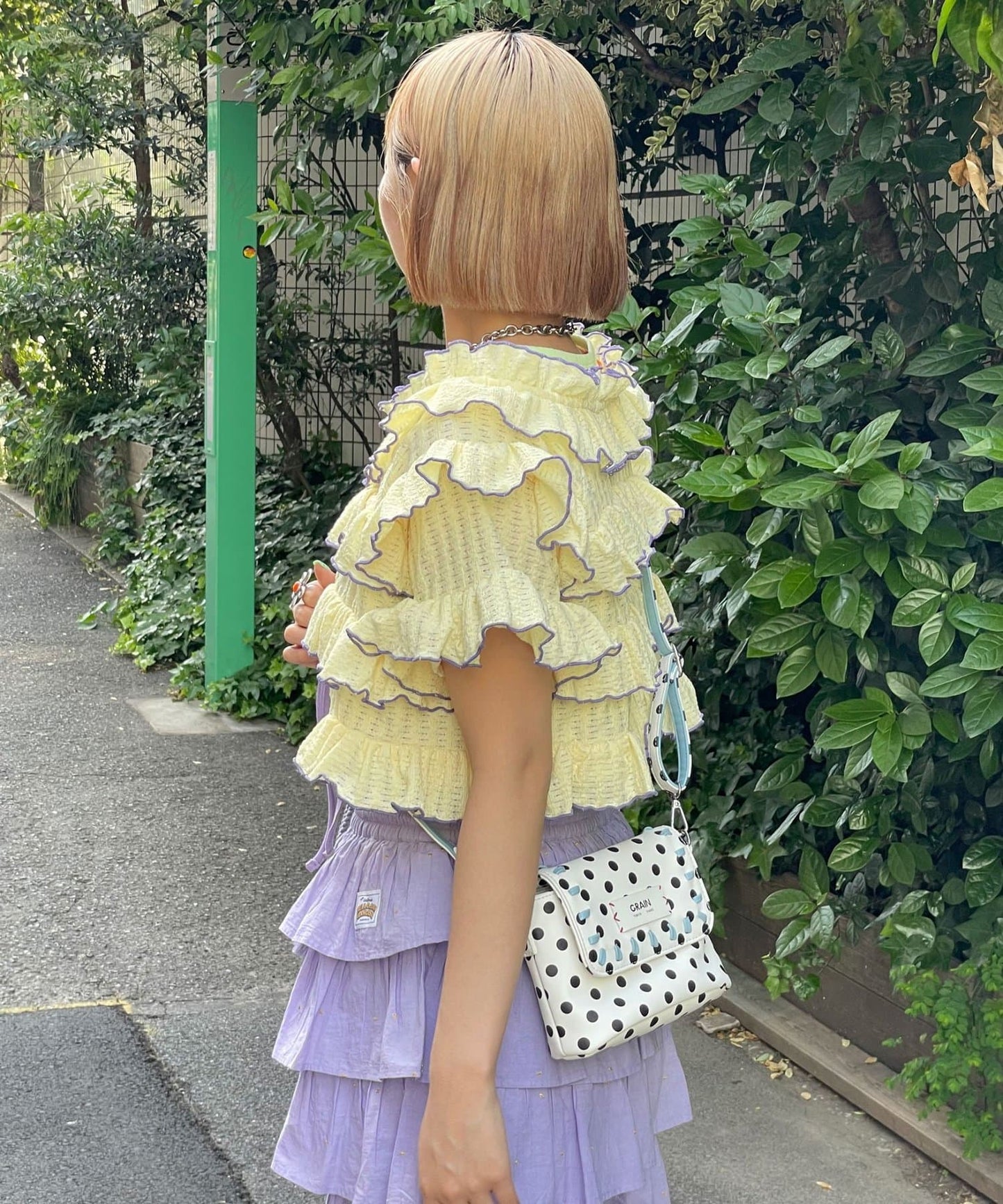 HELLO.SANFRANCISCO 2-Way Frill Mellow Top - Image 13