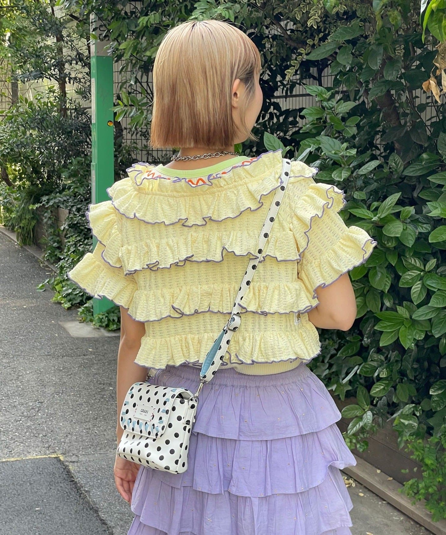 HELLO.SANFRANCISCO 2-Way Frill Mellow Top - Image 14