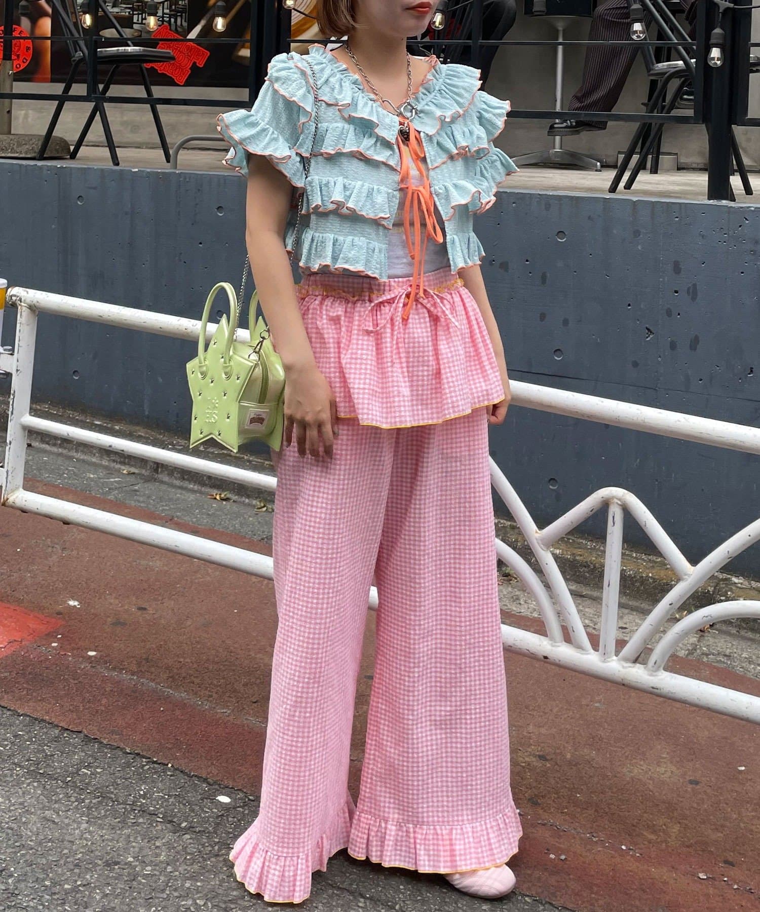 HELLO.SANFRANCISCO 2-Way Frill Mellow Top - Image 34