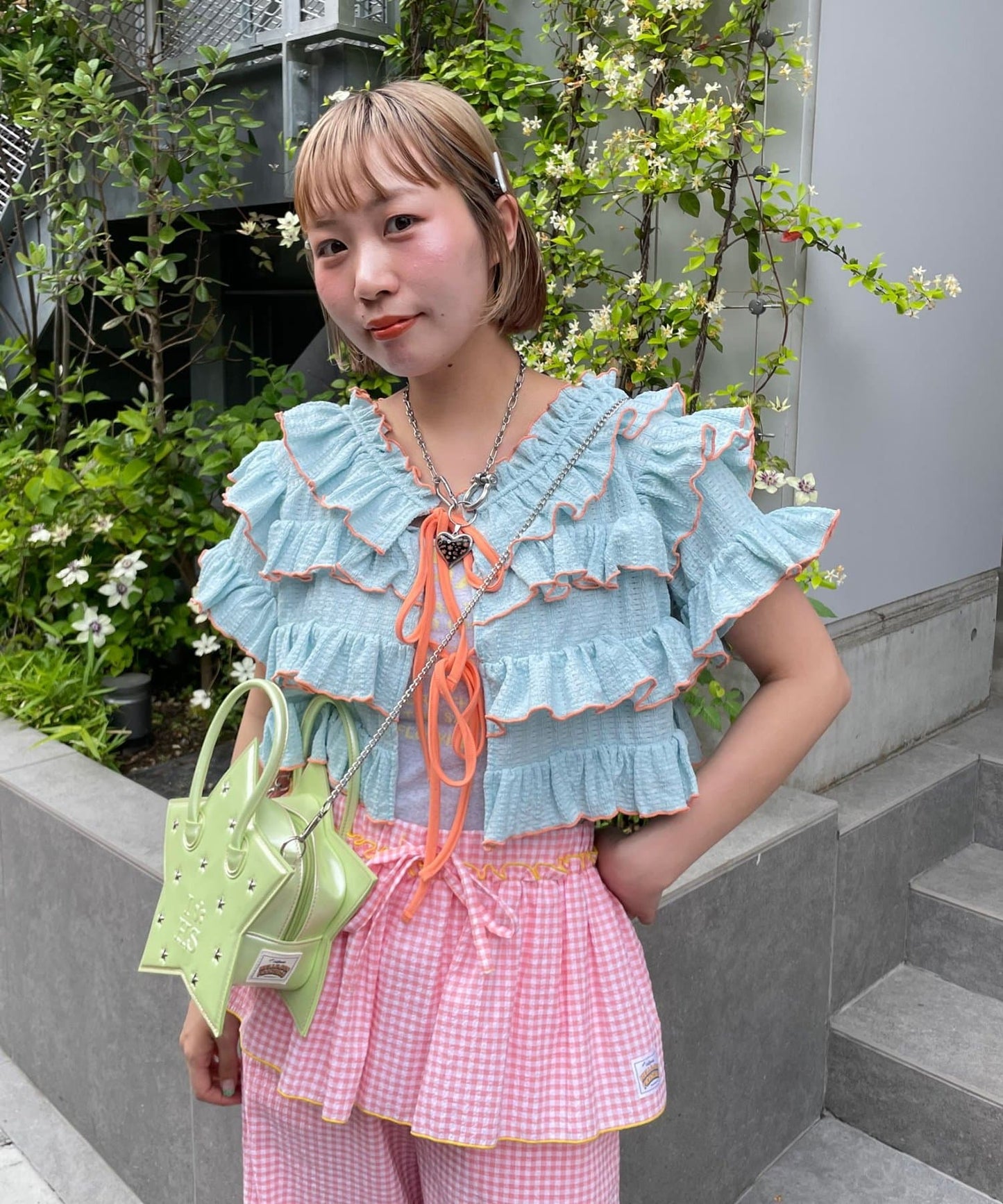 HELLO.SANFRANCISCO 2-Way Frill Mellow Top - Image 28