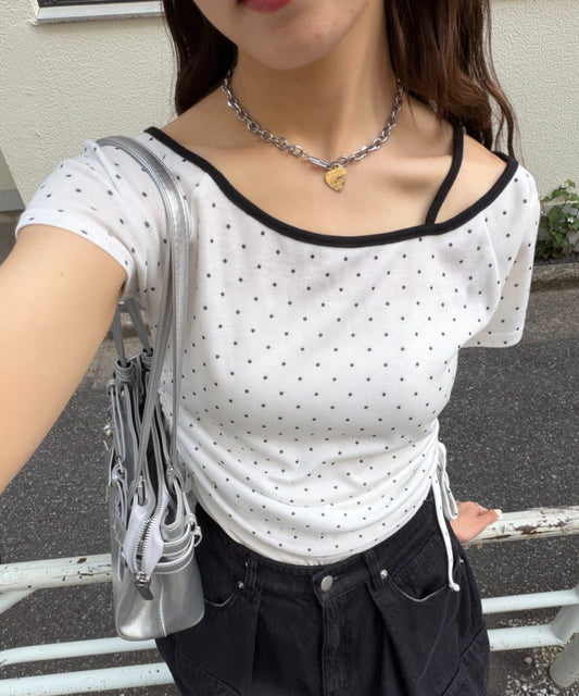 w closet 單肩Tee - Image 1