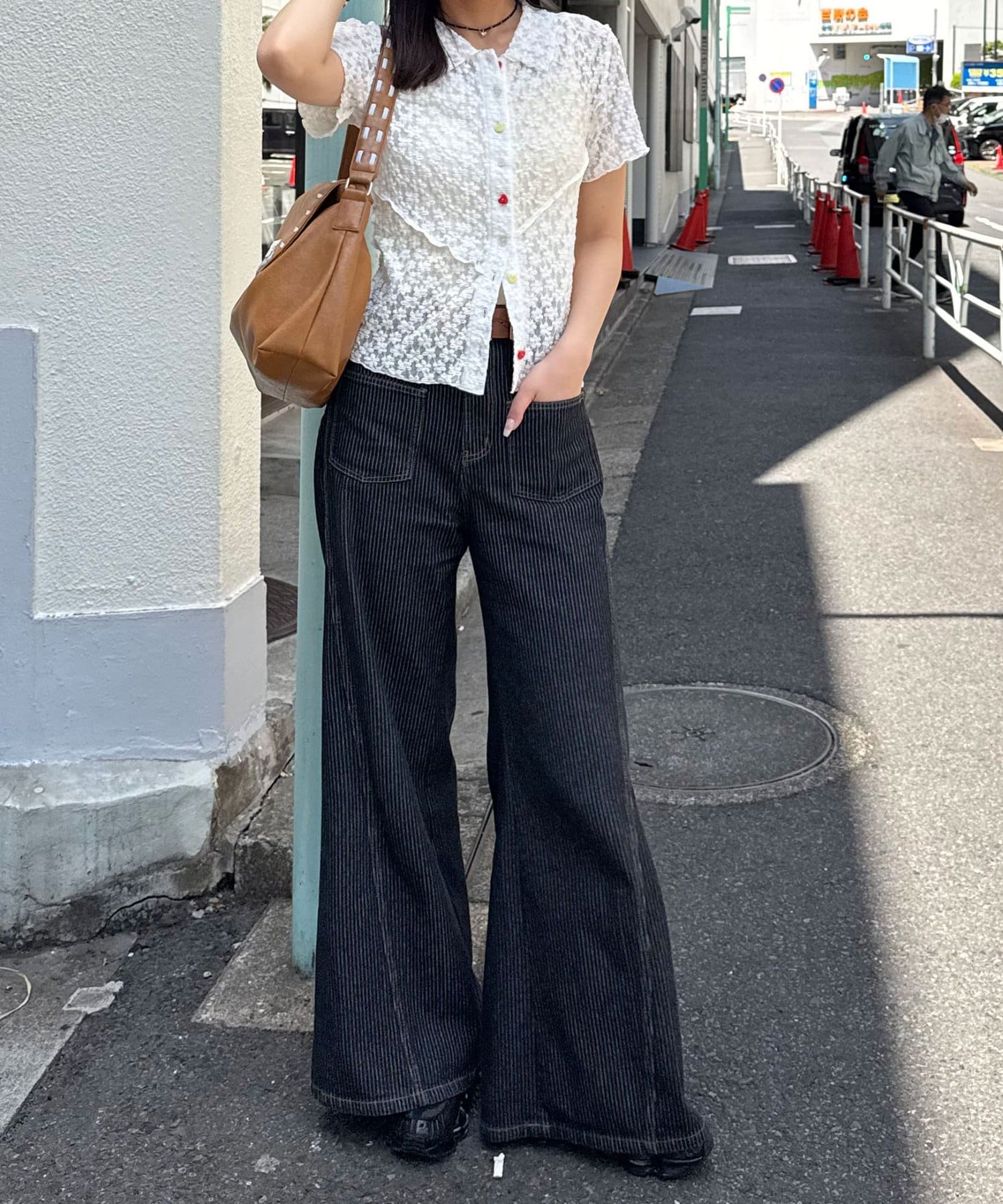 CIAOPANIC 心心紐Lace Polo - Image 10