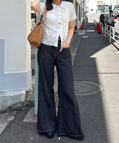 CIAOPANIC 心心紐Lace Polo - Image 10