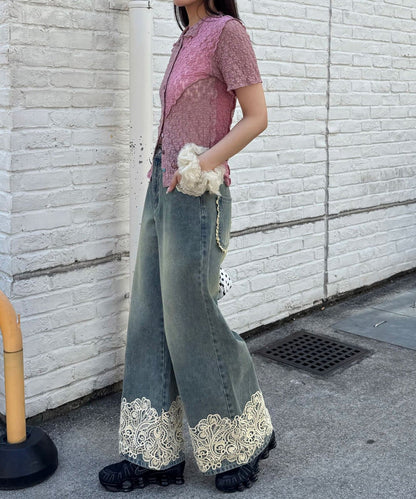 CIAOPANIC 心心紐Lace Polo - Image 20