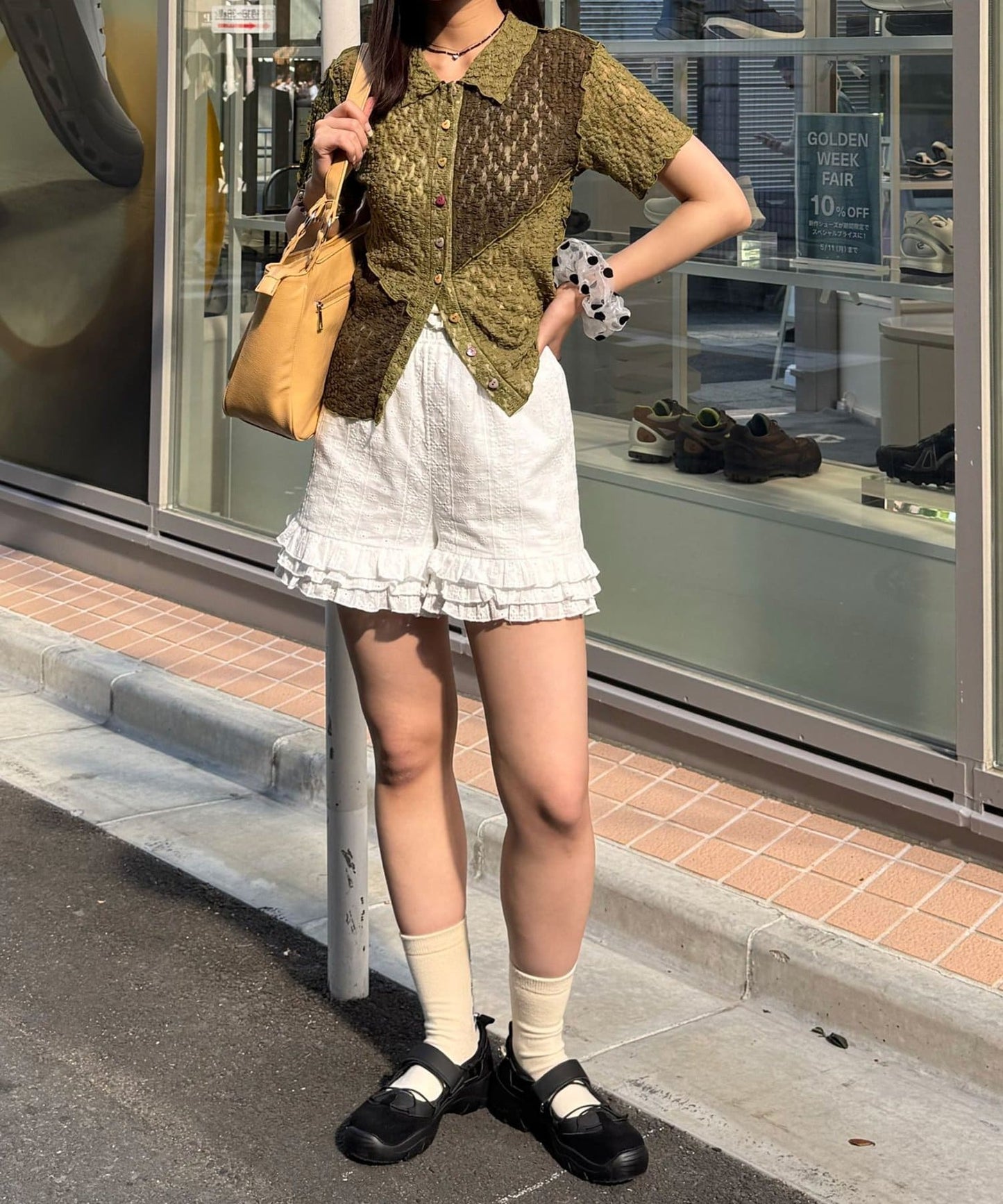 CIAOPANIC 心心紐Lace Polo - Image 26