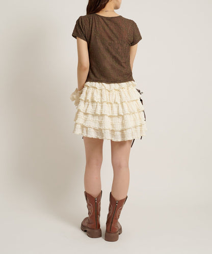 w closet Wavy Jacquard Lace Cardigan - Image 41