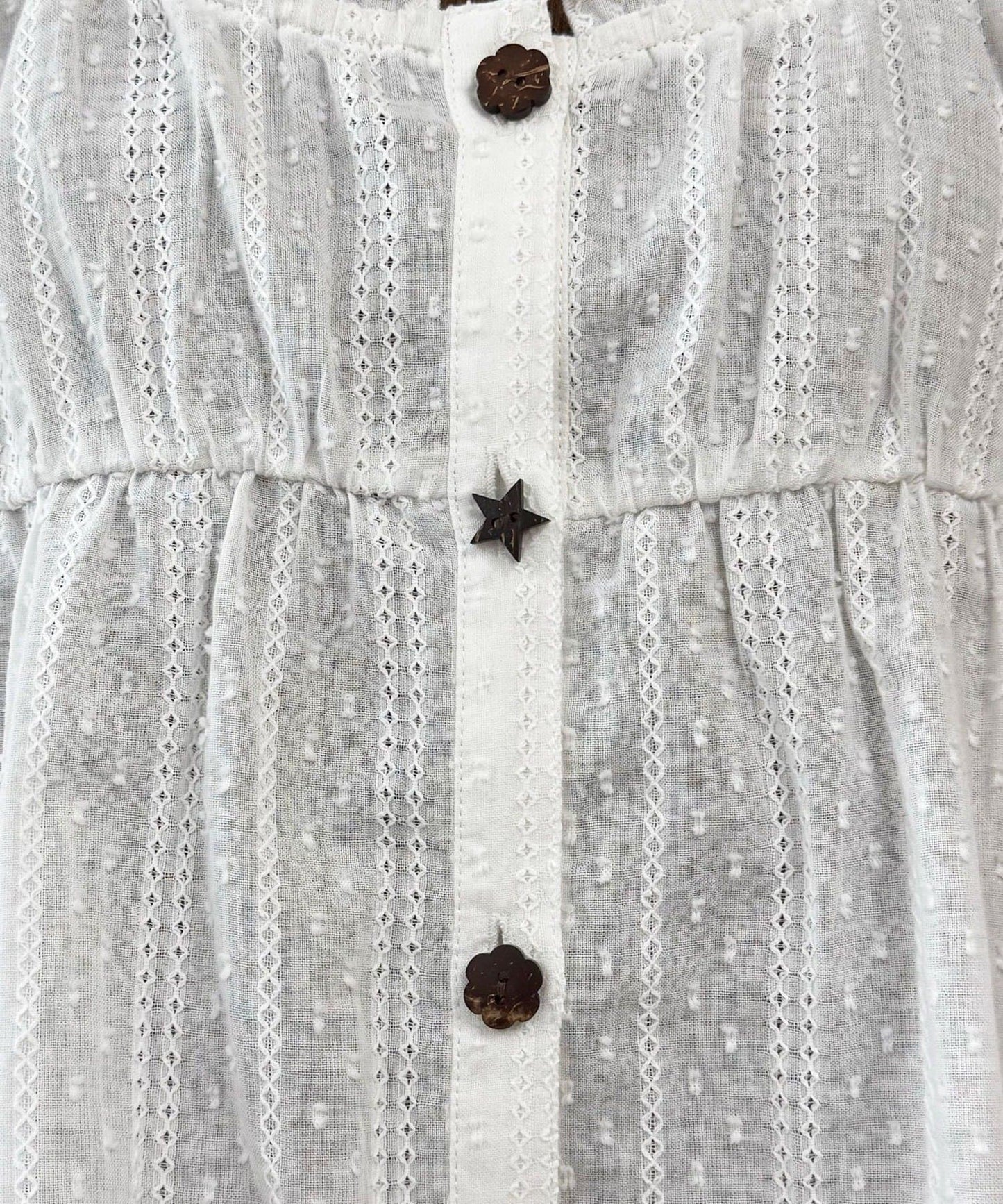 CIAOPANIC Wood Button Dobby Shirring Cami Bustier - Image 23