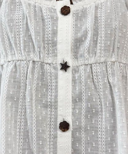 CIAOPANIC Wood Button Dobby Shirring Cami Bustier - Image 23