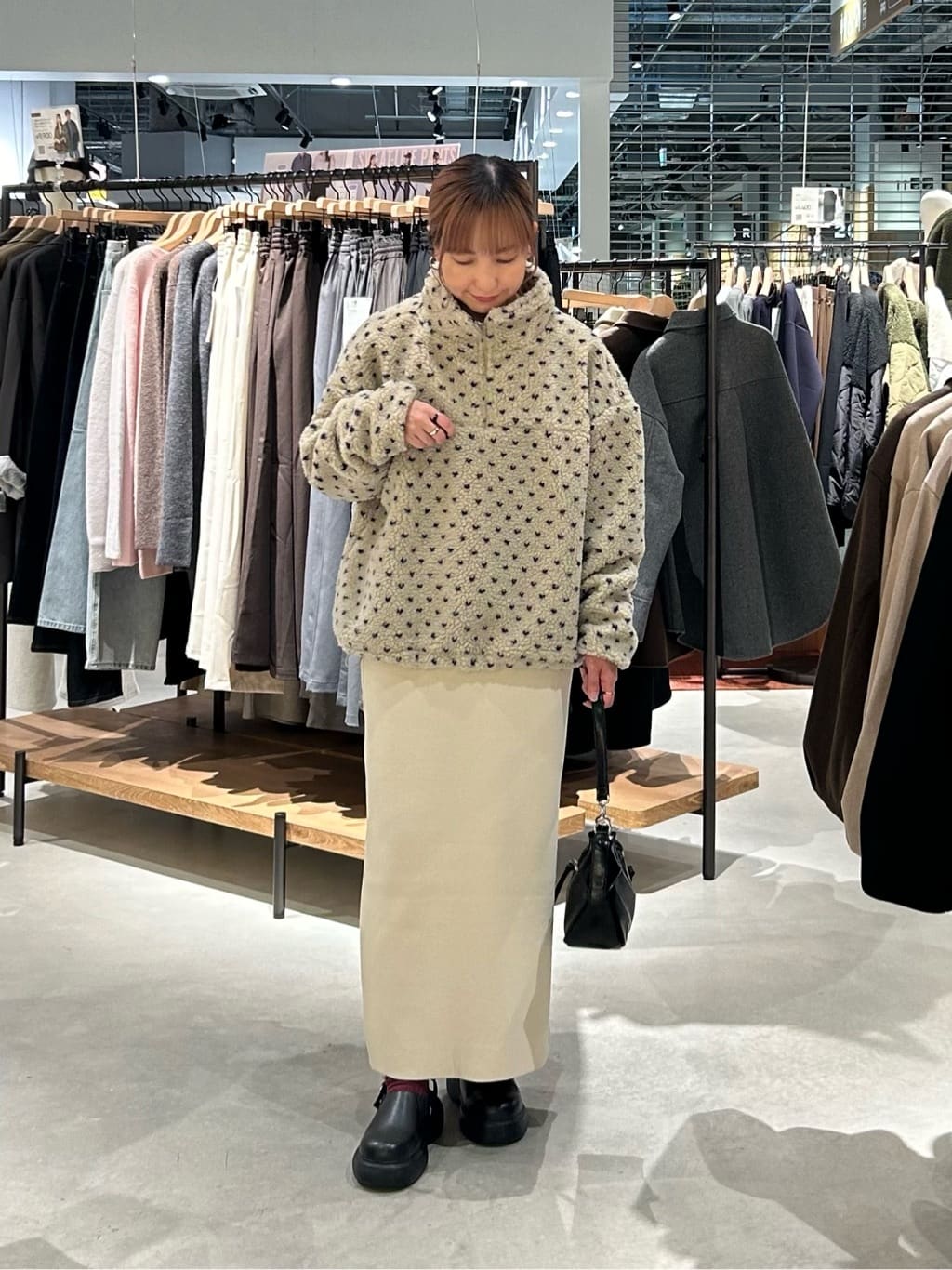 umm. By Discoat 毛毛 half-zip top - Image 63