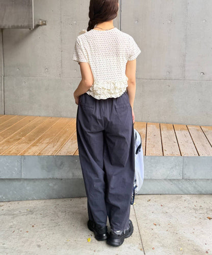 w closet 波點Lace荷葉邊短袖薄cardigan - Image 10