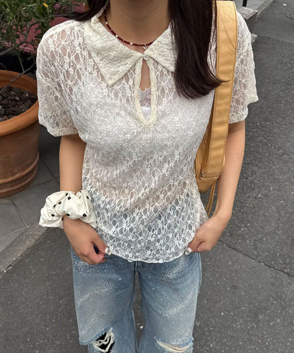 CIAOPANIC Lace Polo - Image 11