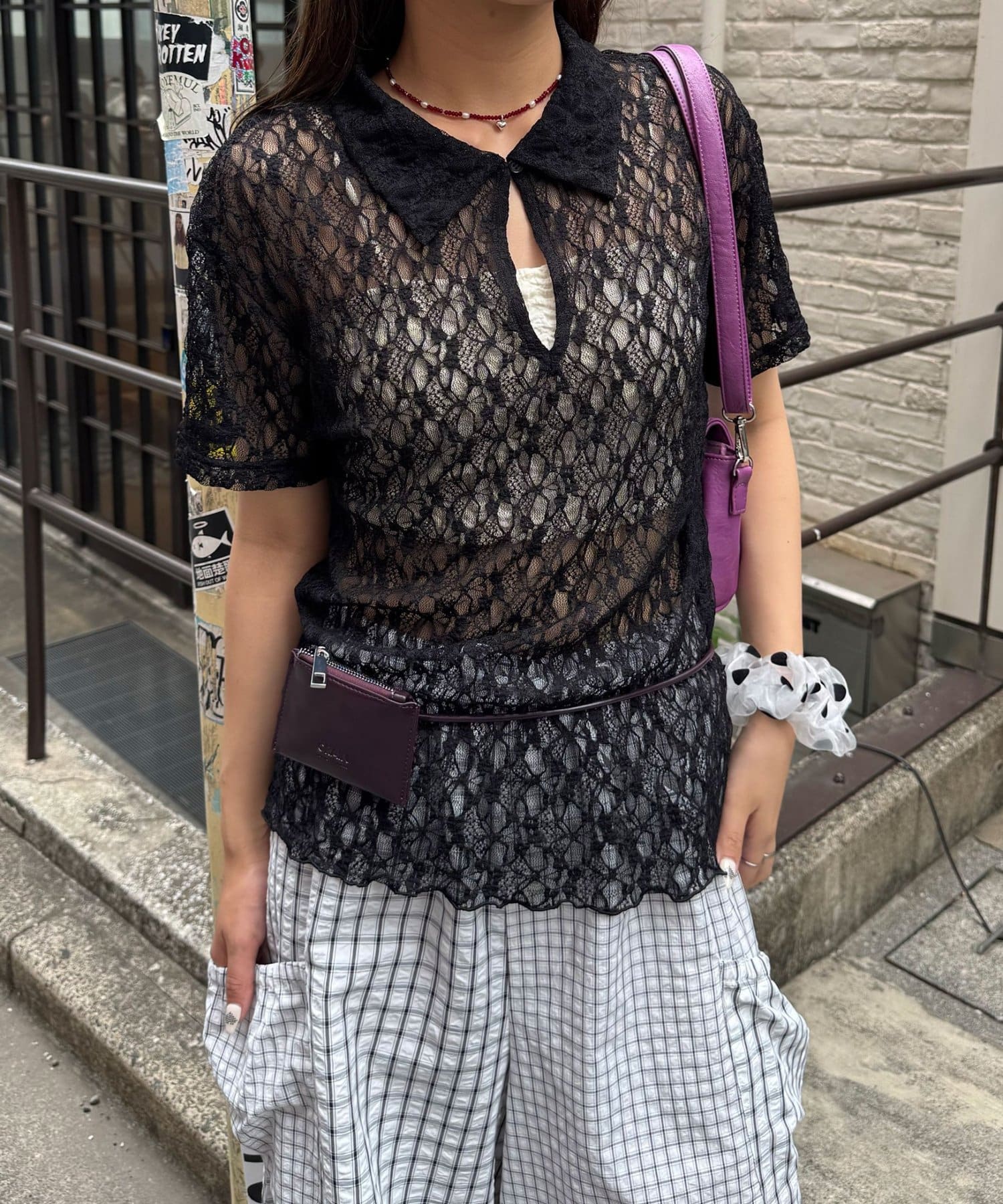 CIAOPANIC Lace Polo - Image 3