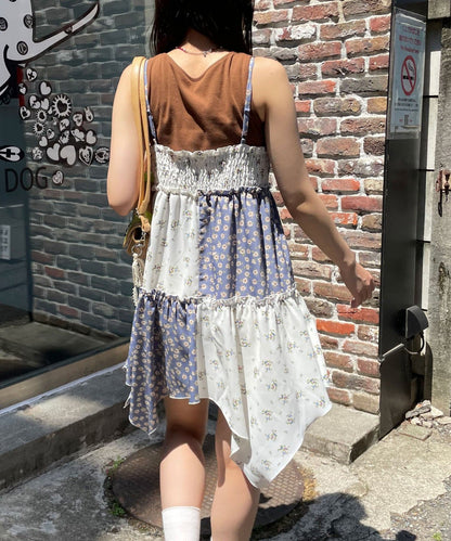 CIAOPANIC Flower patchwork camisole tunic dress - Image 8