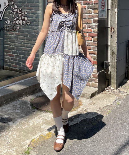 CIAOPANIC Flower patchwork camisole tunic dress - Image 9