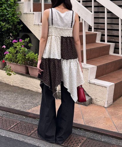 CIAOPANIC Flower patchwork camisole tunic dress - Image 26