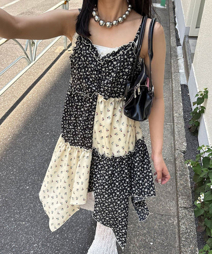 CIAOPANIC Flower patchwork camisole tunic dress - Image 34