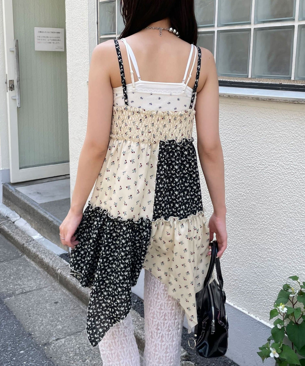 CIAOPANIC Flower patchwork camisole tunic dress - Image 38