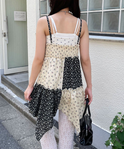 CIAOPANIC Flower patchwork camisole tunic dress - Image 38