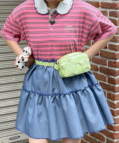 HELLO.SANFRANCISCO Star Studded Waist Pouch - Image 1