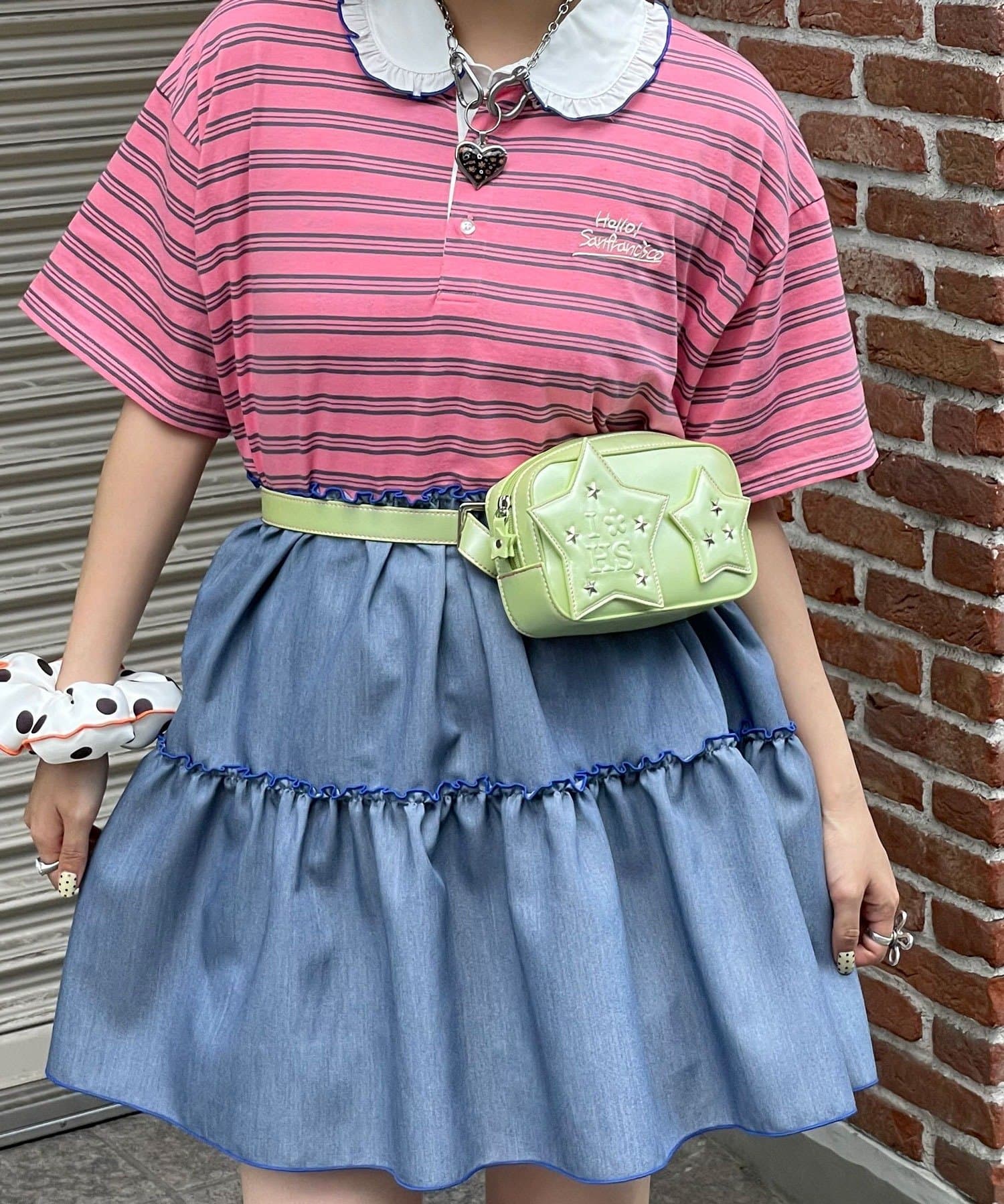 HELLO.SANFRANCISCO Star Studded Waist Pouch - Image 4