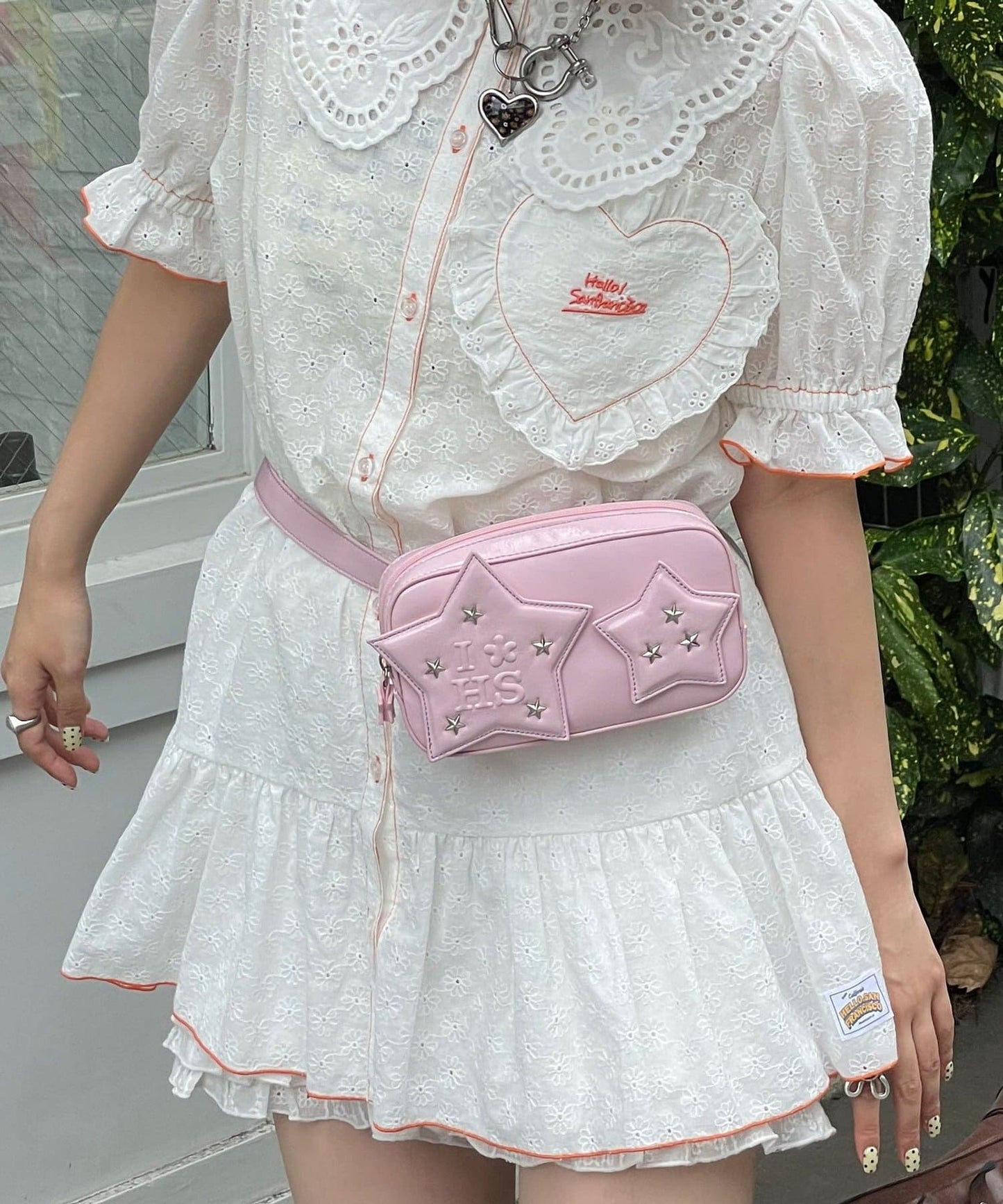 HELLO.SANFRANCISCO Star Studded Waist Pouch - Image 8