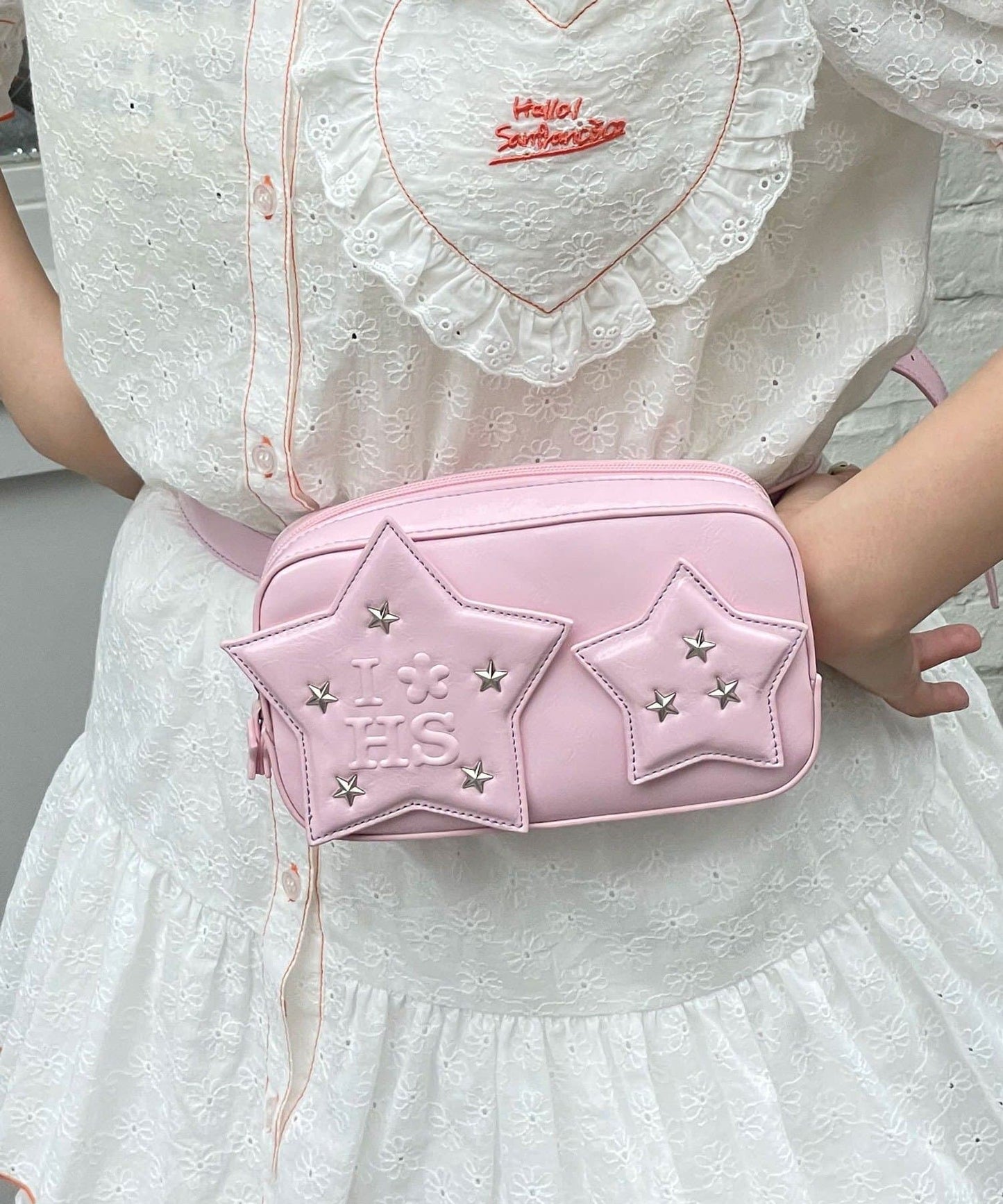 HELLO.SANFRANCISCO Star Studded Waist Pouch - Image 9