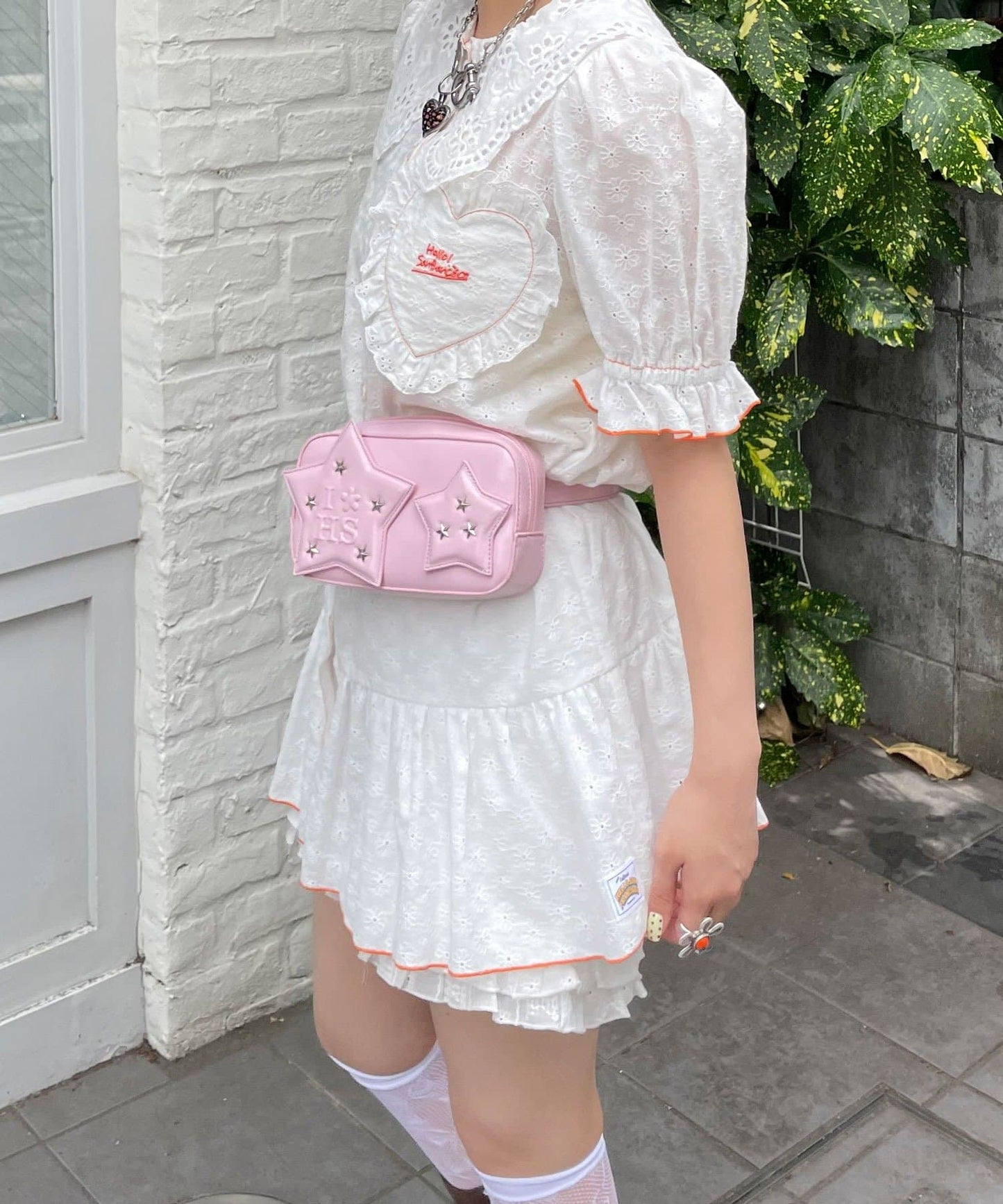 HELLO.SANFRANCISCO Star Studded Waist Pouch - Image 10