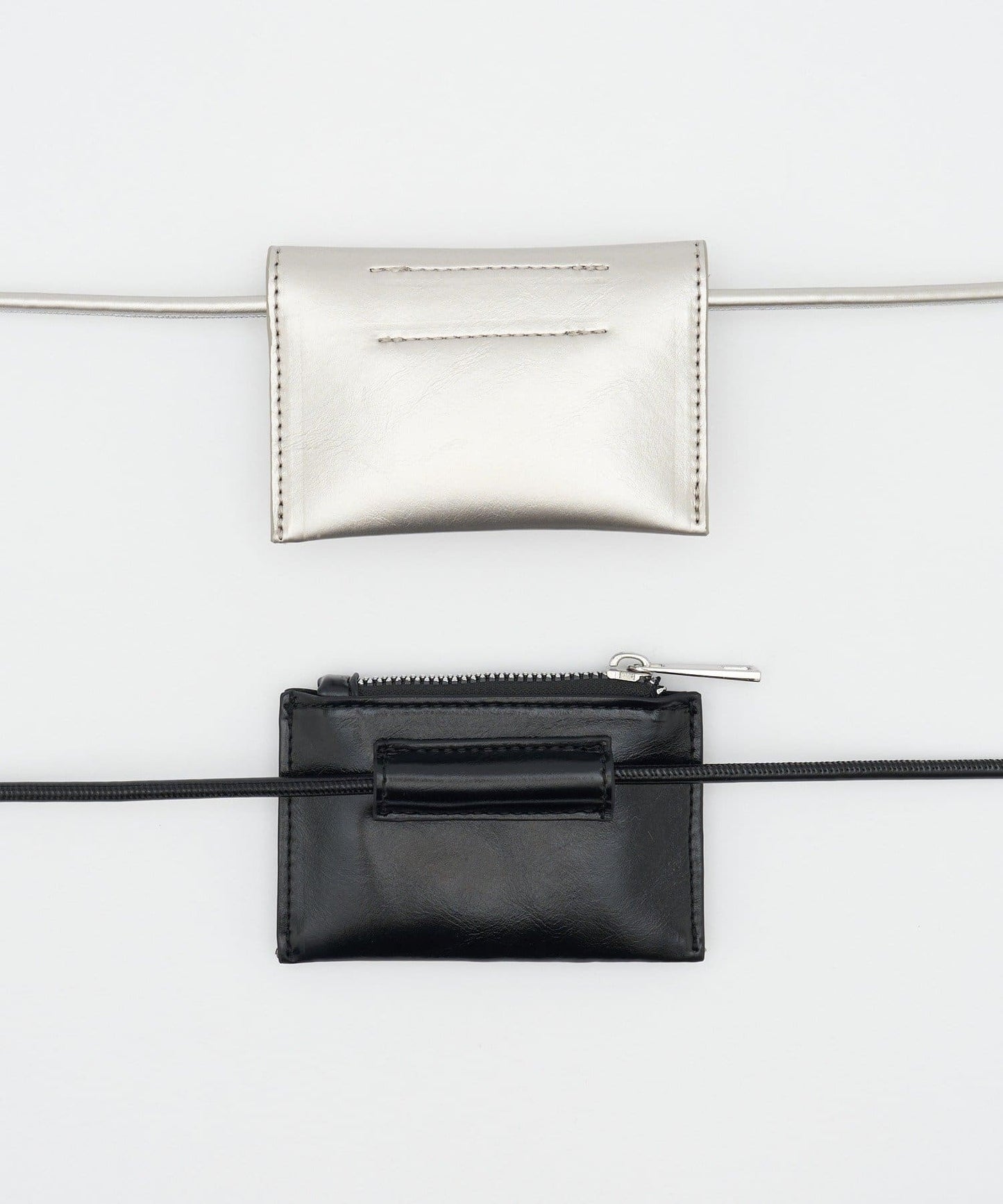 [CIAOPANIC] GRAIN 2P set - Big button waist belt pouch - Image 23