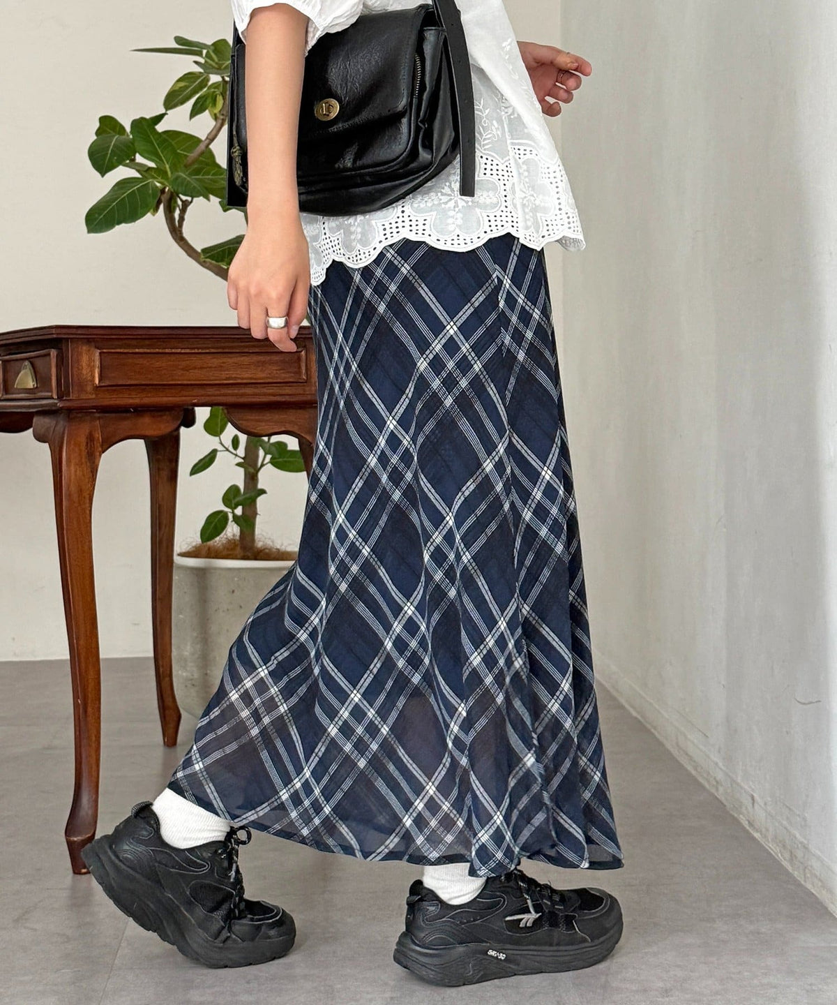 CPCM 格紋/ 波點 sheer skirt - Image 14