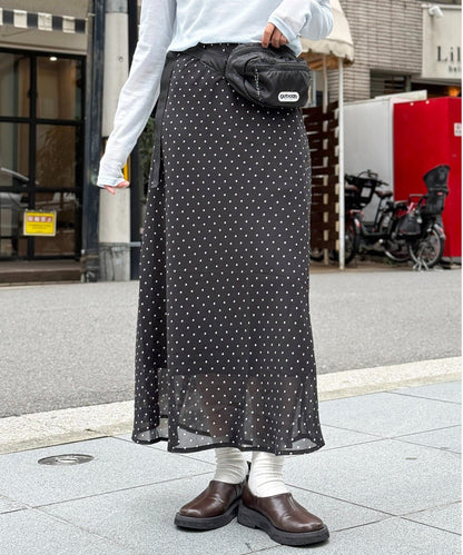 CPCM 格紋/ 波點 sheer skirt - Image 2