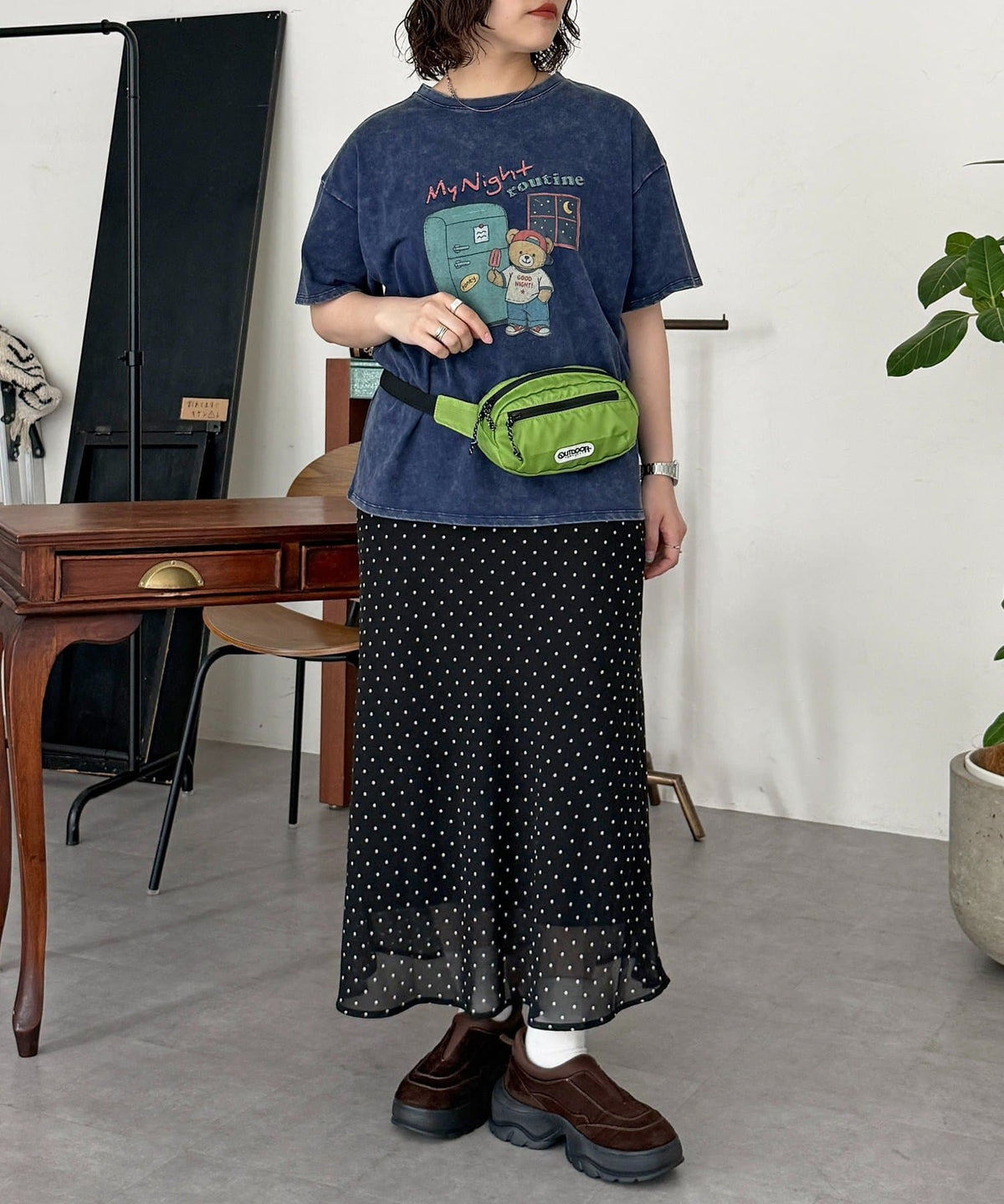 CPCM 格紋/ 波點 sheer skirt - Image 35