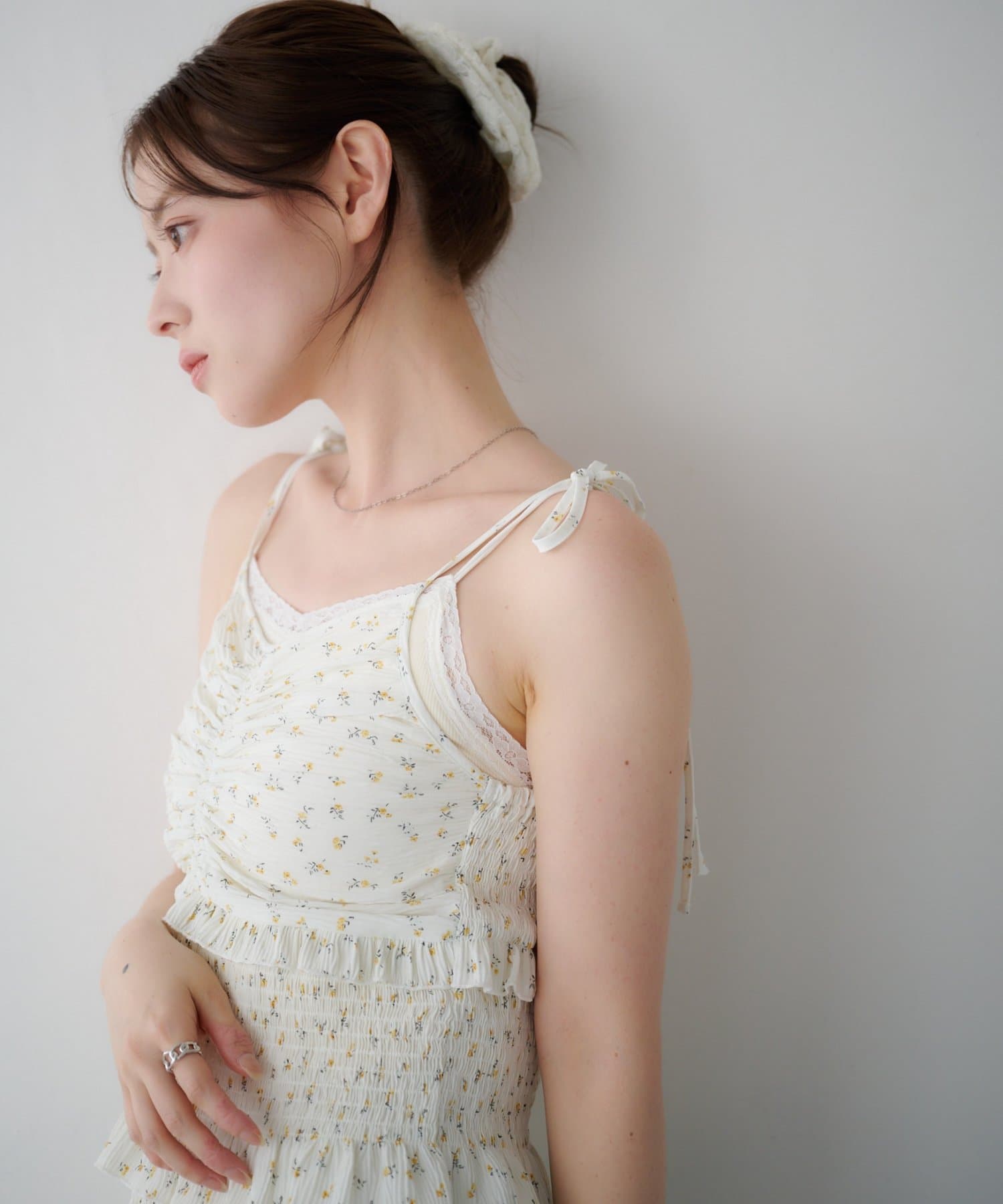 Kastane 褶皺碎花連身褲 - Image 17