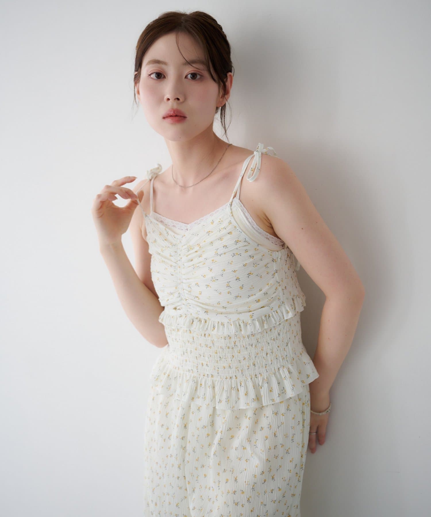 Kastane 褶皺碎花連身褲 - Image 18